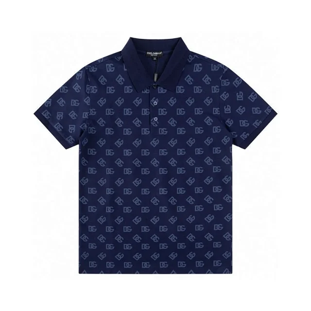 Gucci T-Shirts Short-Sleeve GG Monogram Polo Shirt product detail image 13