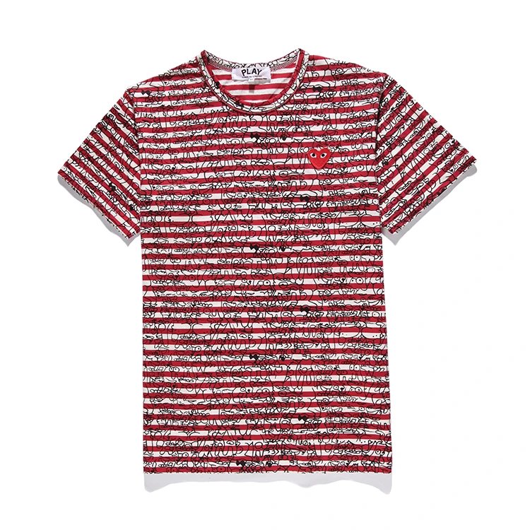 Play Comme des Garçons Heart Eyes Black Polo - 14