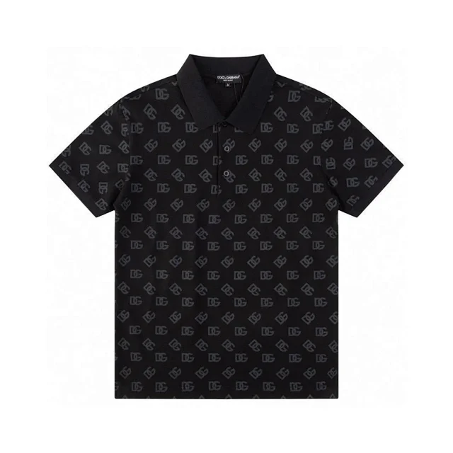 Gucci T-Shirts Short-Sleeve GG Monogram Polo Shirt product detail image 14