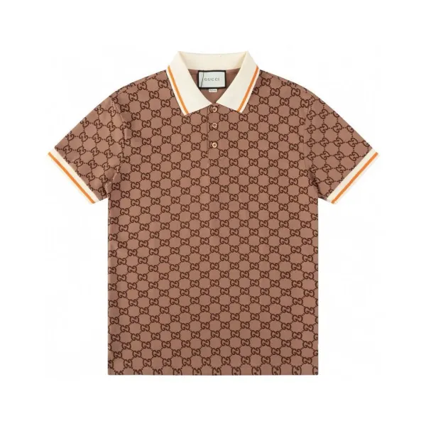 Gucci GG Supreme Polo Beige Brown - 1