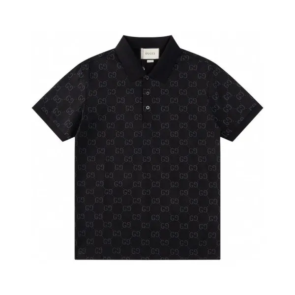 Gucci GG Monogram Polo Beige and Orange Polo - 13