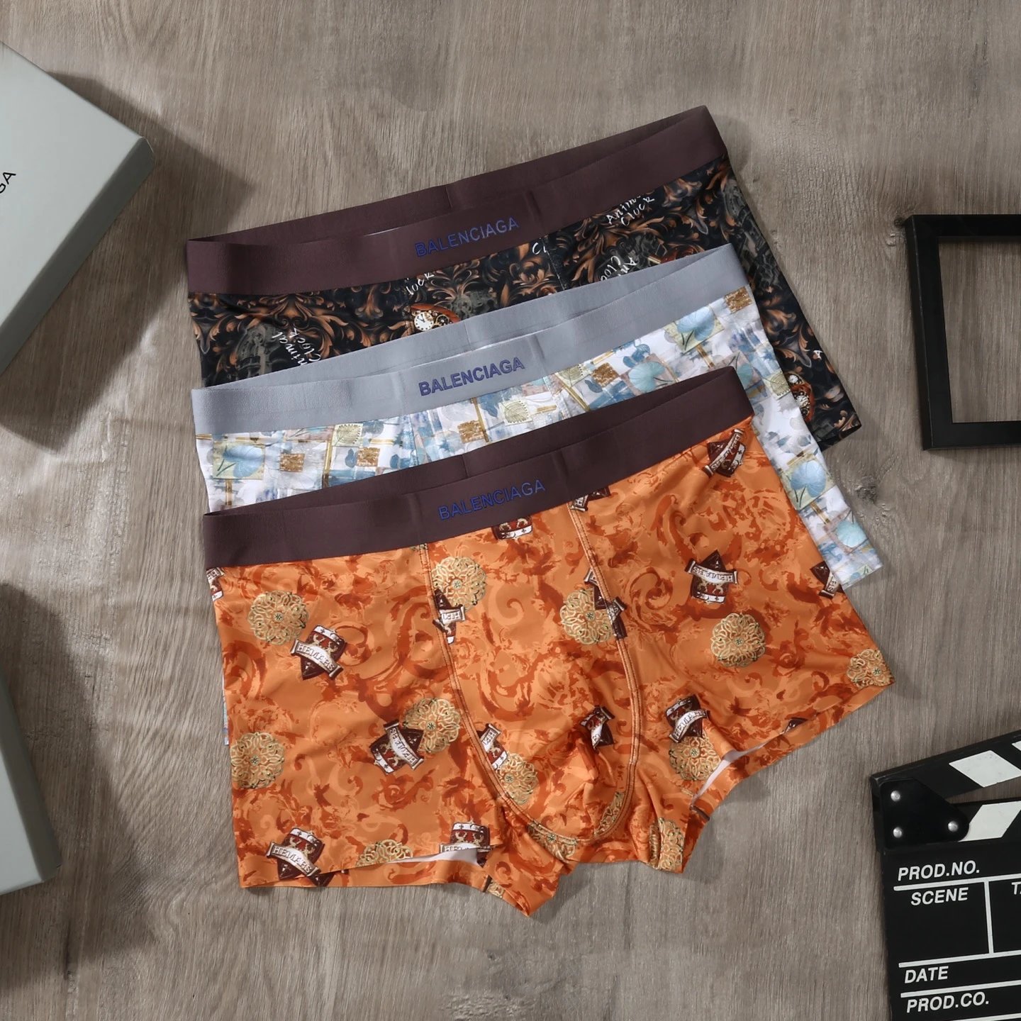 Givenchy Boxer Briefs with Crystal Detail Black, White, Mint Green Underwear - 10