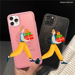 thumbnail for Casual Black iPhone 13 Pro Max Apple 14 Mobile Phone Case for Men, Elegant, Leather XS Trendy Brand 7/8P Suitable