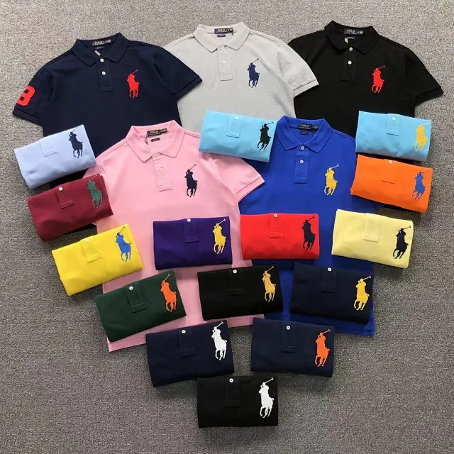 Ralph Lauren T-Shirts Short-sleeve polo shirt with Big Pony embroidery and sleeve 3 patch product detail image 1