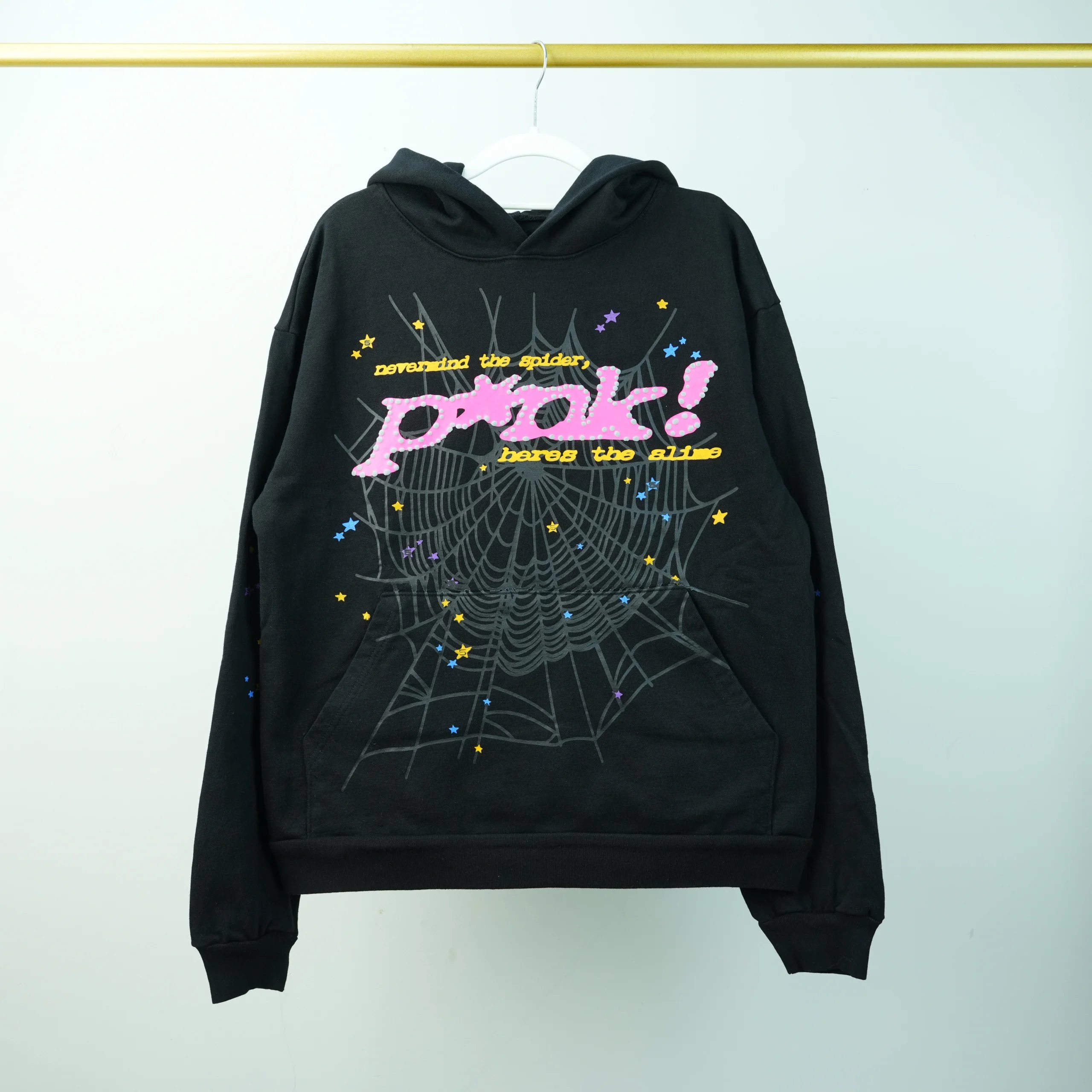 Sp5der Pink Hoodie
