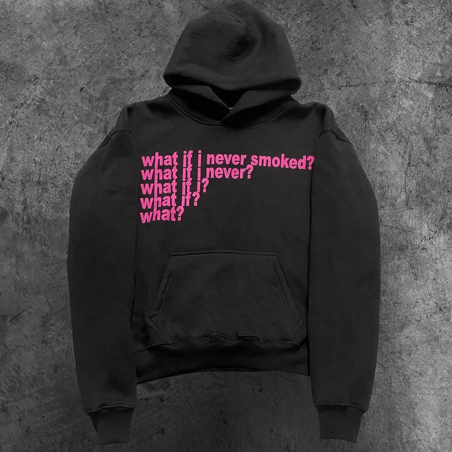 What if I Never Smoked?  High-Street Heavyweight Hoodie
