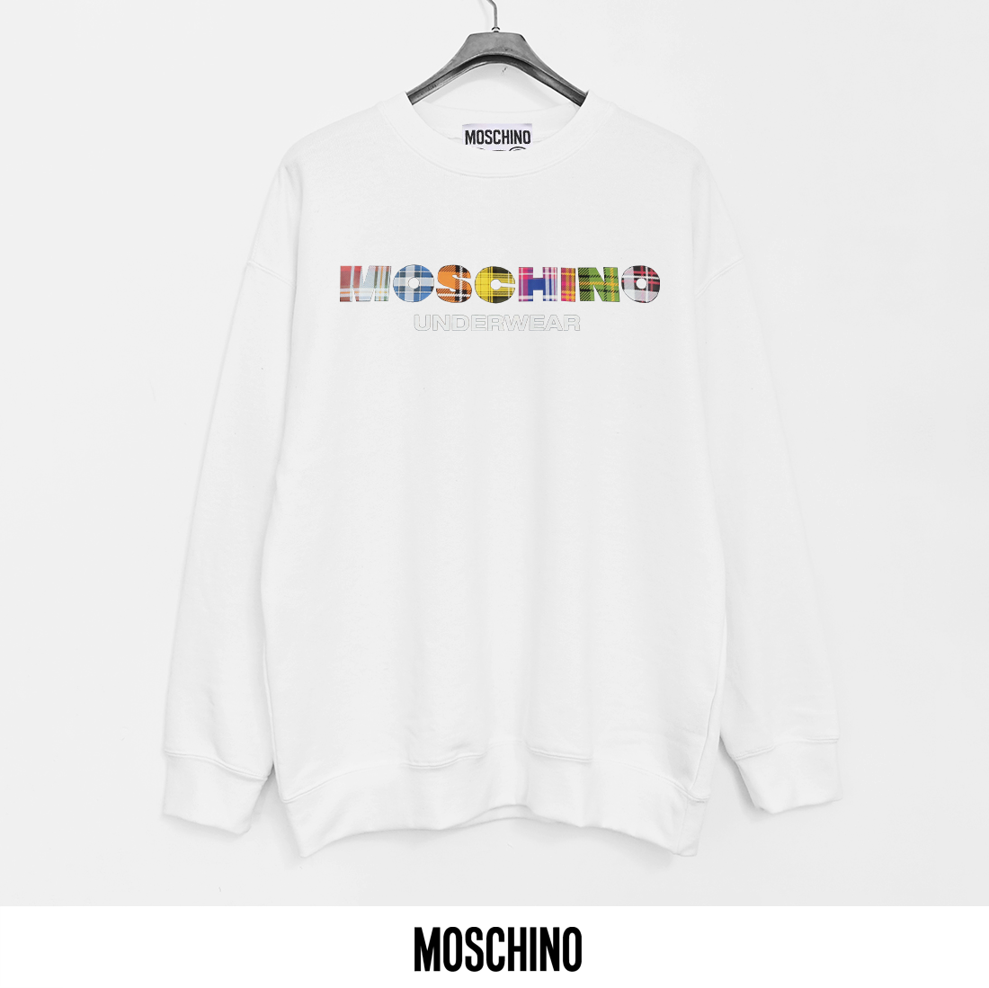 Moschino 40 Years of Love Heart Graphic Black Hoodie - 5