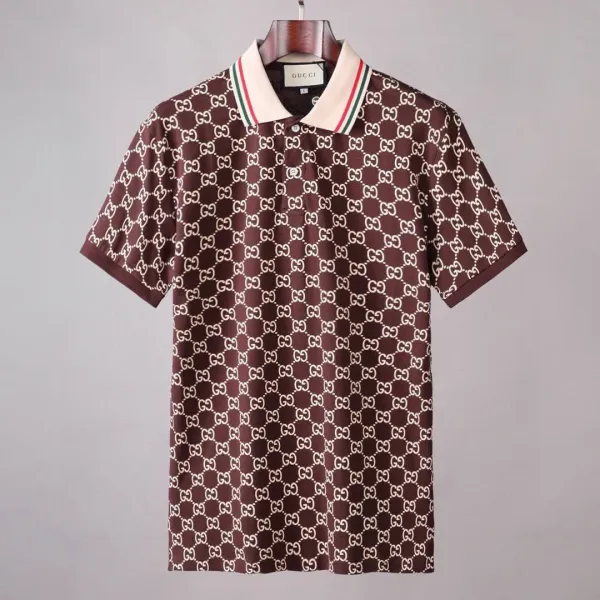 Gucci GG Marmont Print Polo Brown - 1