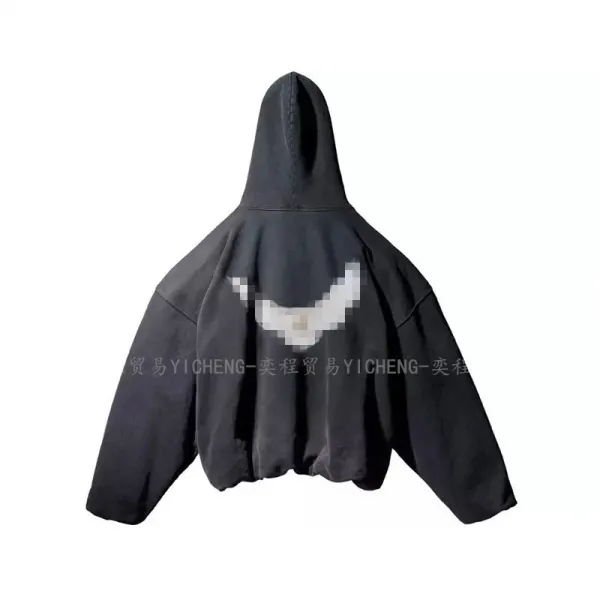 Design Oversized Hoodie Slate Gray - 5