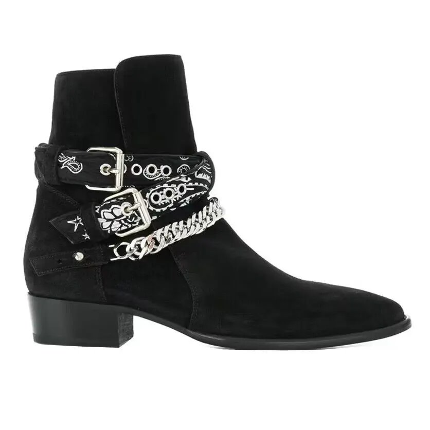 Amiri Bandana Boots
