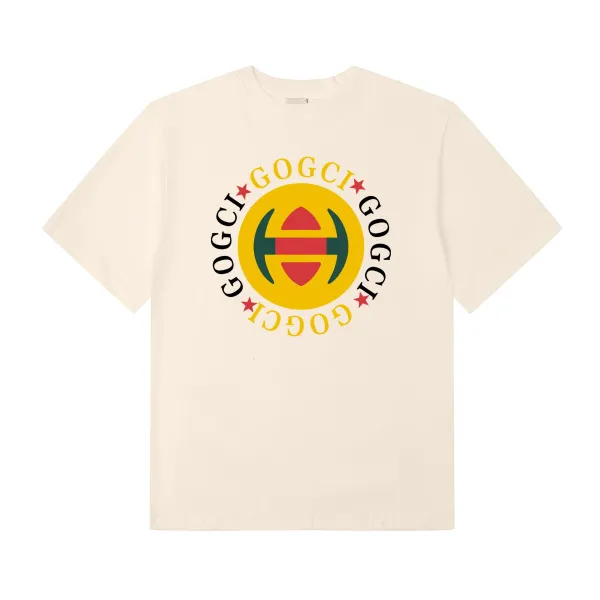 Gucci Goccia Logo Print White T-Shirt - 11