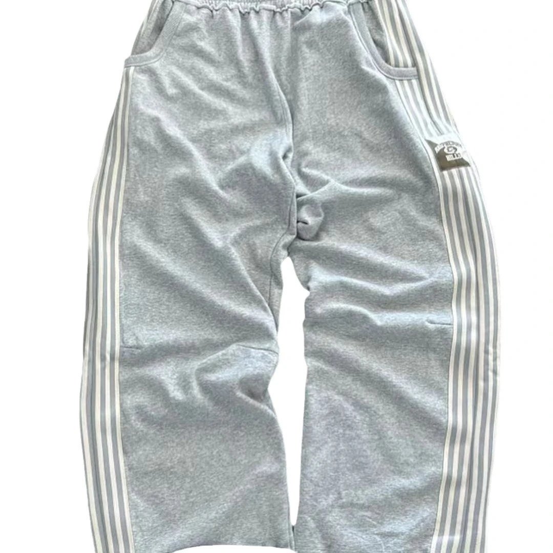 American Retro Sweatpants Loose Wide Legs Pants · 4