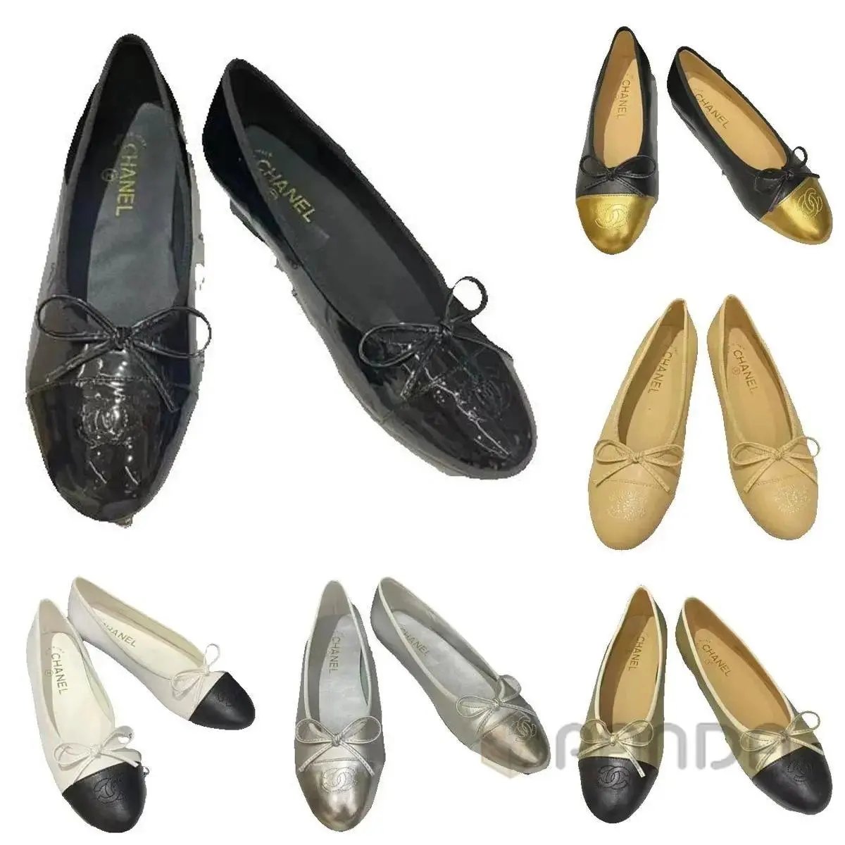 DX4314高质量小香风平底圆头鞋定制不退不换 1