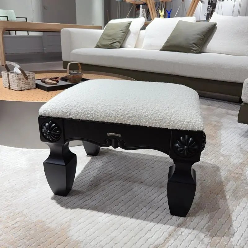 New Lambswool Cushion Makeup Stool