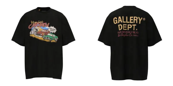 Gallery Dept. Gallery Dept. Hollywood CA T-Shirt Beige - 13