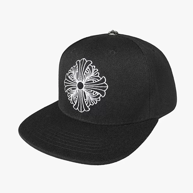 Chrome Hearts Hats Embroidered Logo Patch Flat-Brim Cap product detail image 28