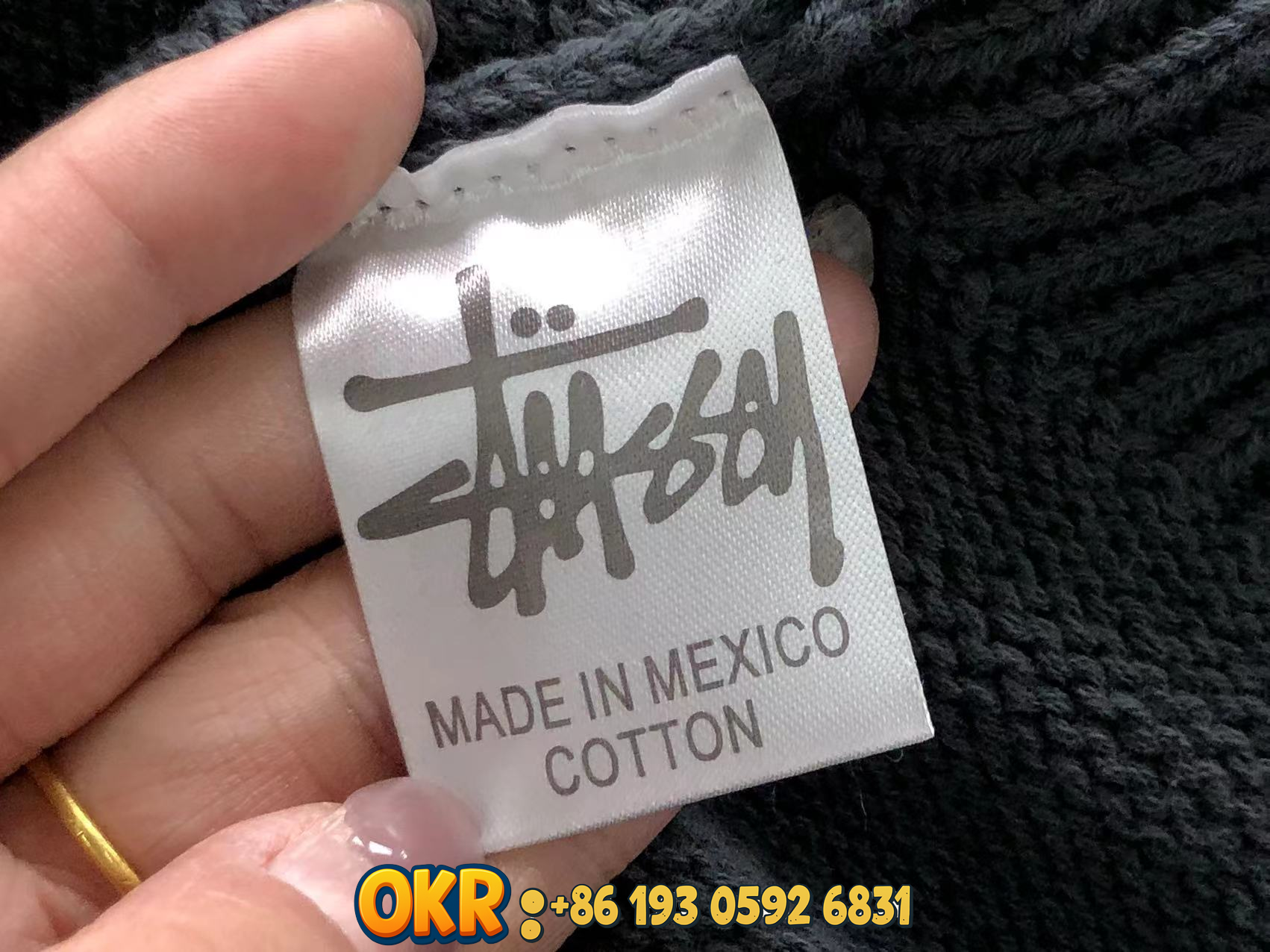 Stussy Gradient Ombre Crewneck Sweater Gray - 9