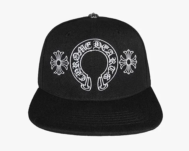 Chrome Hearts Hats Embroidered Logo Patch Flat-Brim Cap product detail image 32