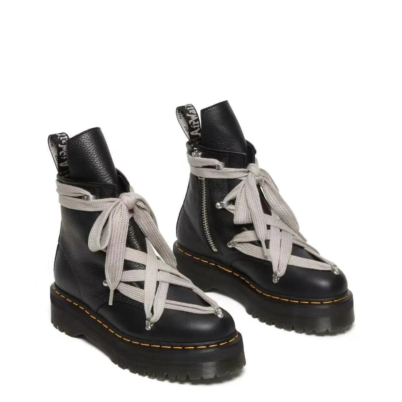 Dr. Martens x Rick Owens DRKSHDW Rama Boots Black Martin Boots