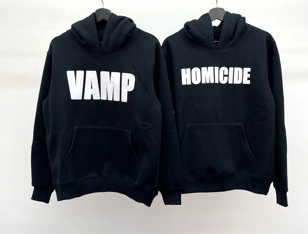 Design VAMP Logo Hoodie Black Hoodie - 4
