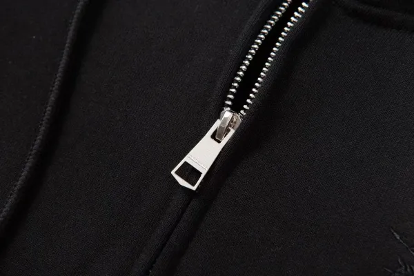 Burberry Logo Hoodie Gray Zip-Up Hoodie - 18