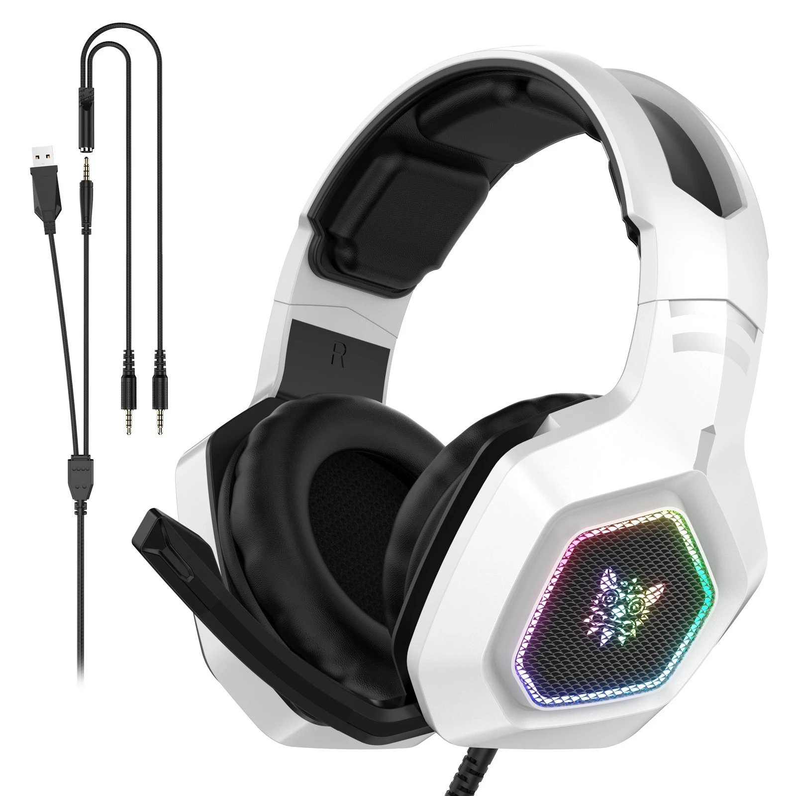 ONIKUMA (Model K10) belongs to the series of RGB-illuminated wired gaming headsets. - rep elektronika
