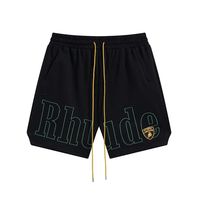 Unbranded Shorts Color-block drawstring with graphic print product detail image 22