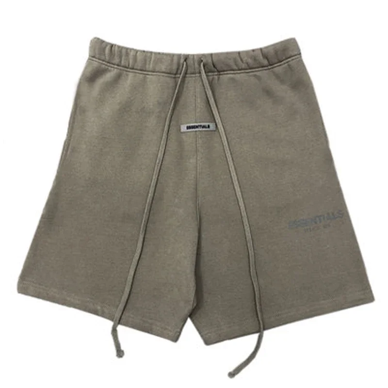 Essentials (Fear of God) Letter-Print Mid-Length Sweatshorts