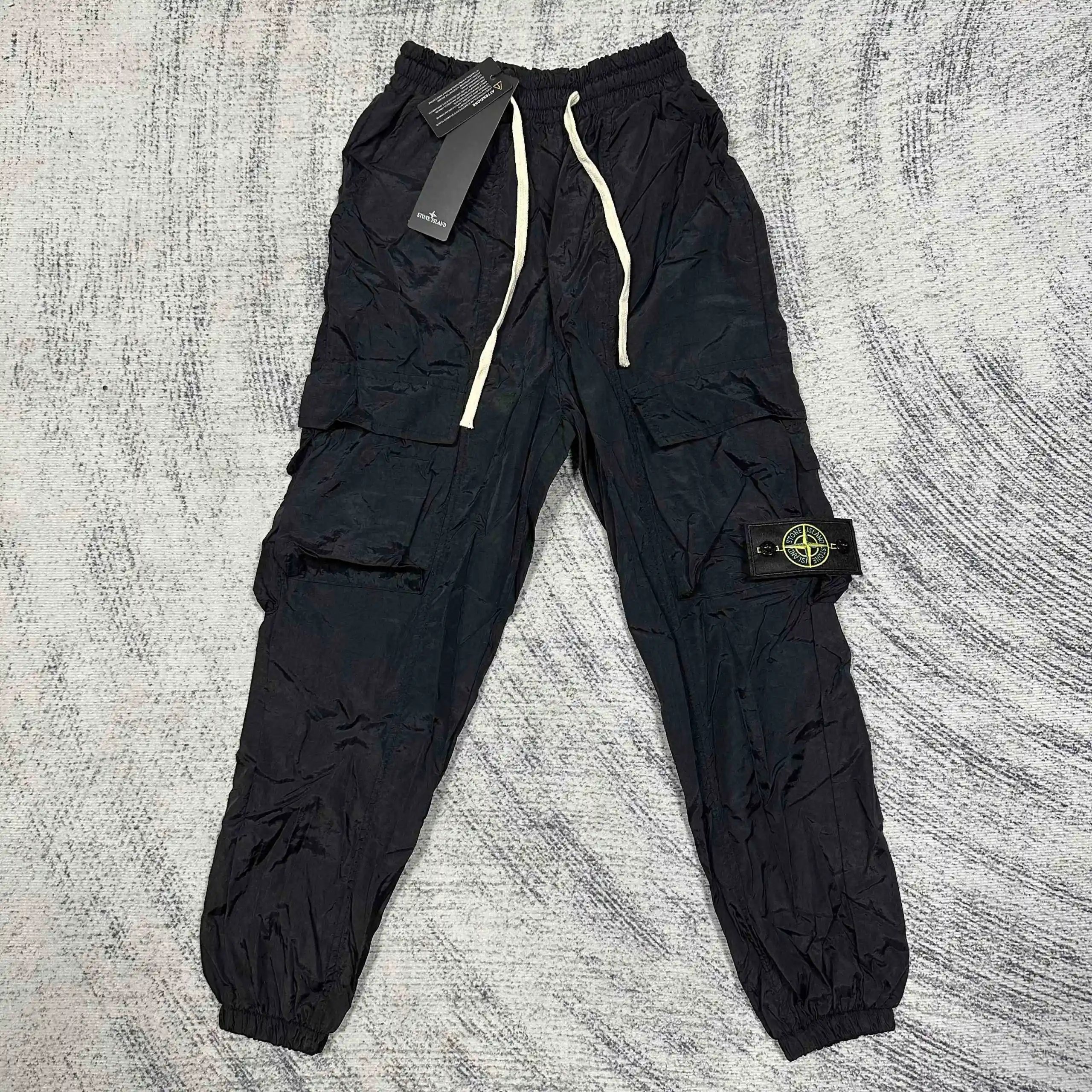Stone Island Compass Patch Cargo Pants Army Green - 11