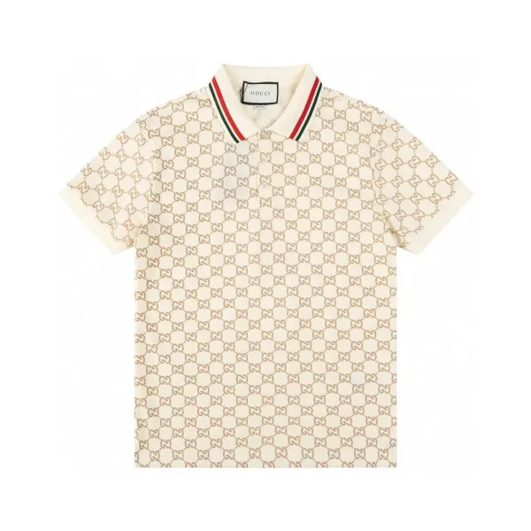 Gucci GG Supreme Polo Beige - 1