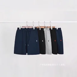 thumbnail for Cross-border Wholesale New RL Pony Embroidered Shorts Men's and Women's Summer Golf Sports Casual Loose Beach Pants