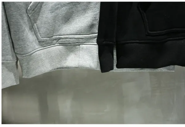 Design Classic Kangaroo Pocket Gray Hoodie - 3