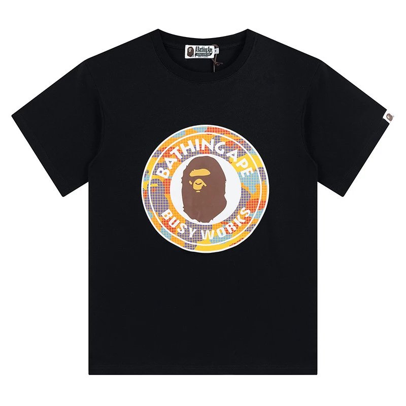 A Bathing Ape BAPE Camo Stack T-Shirt Black - 15