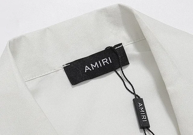 AMIRI Shirts Short-sleeve camp-collar printed product detail image 12