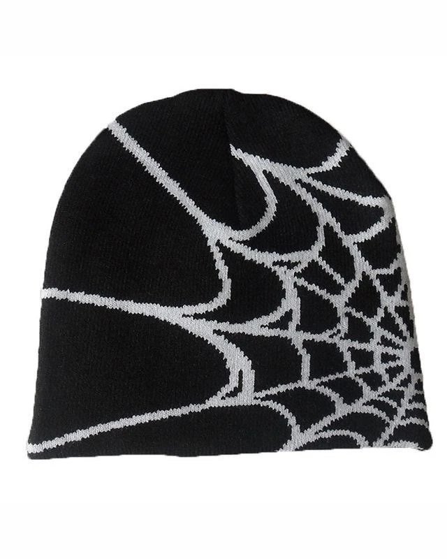 Unbranded Spider Web Beanie "Red"
