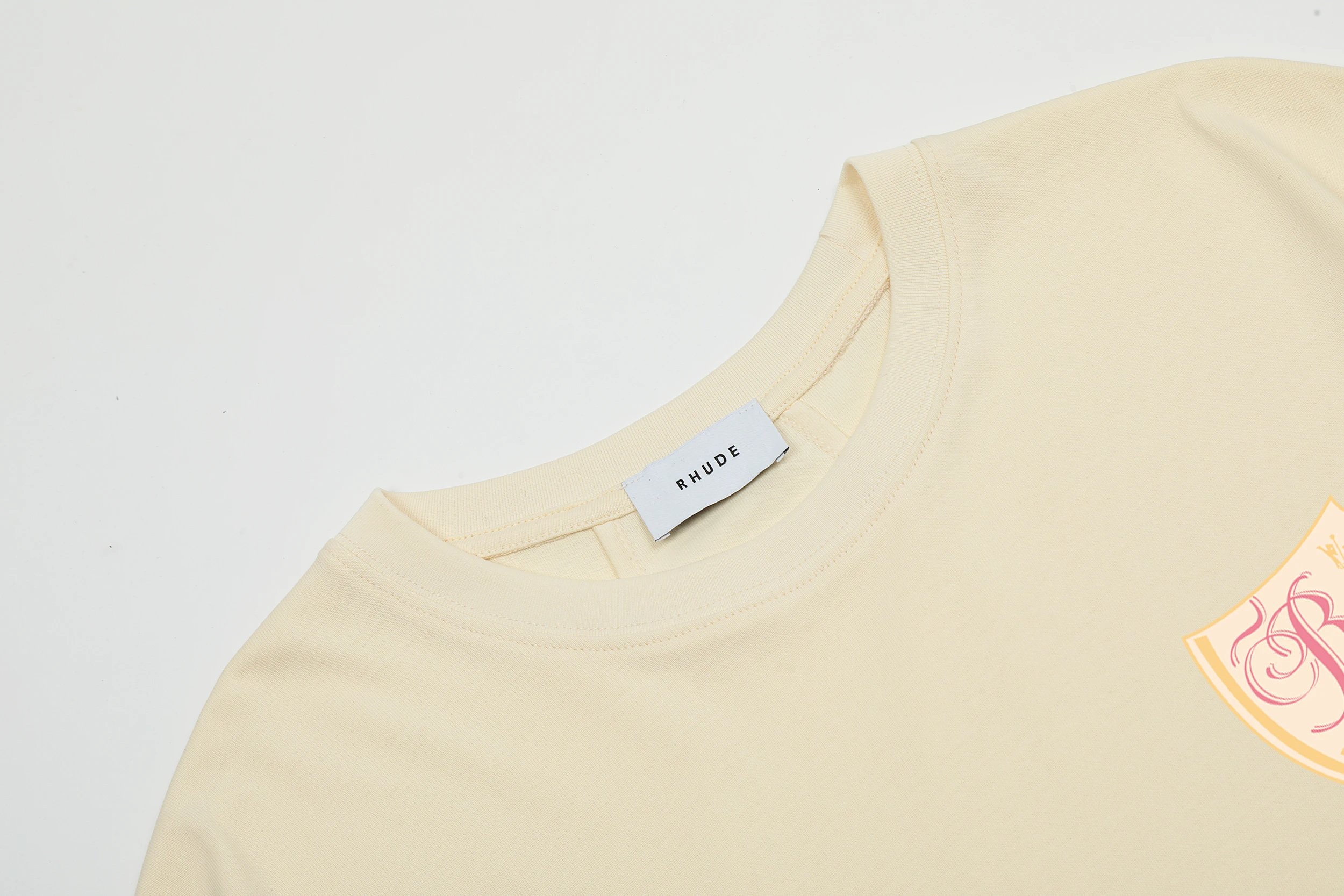 Rhude Storms Never Last Graphic T-Shirt Beige - 16