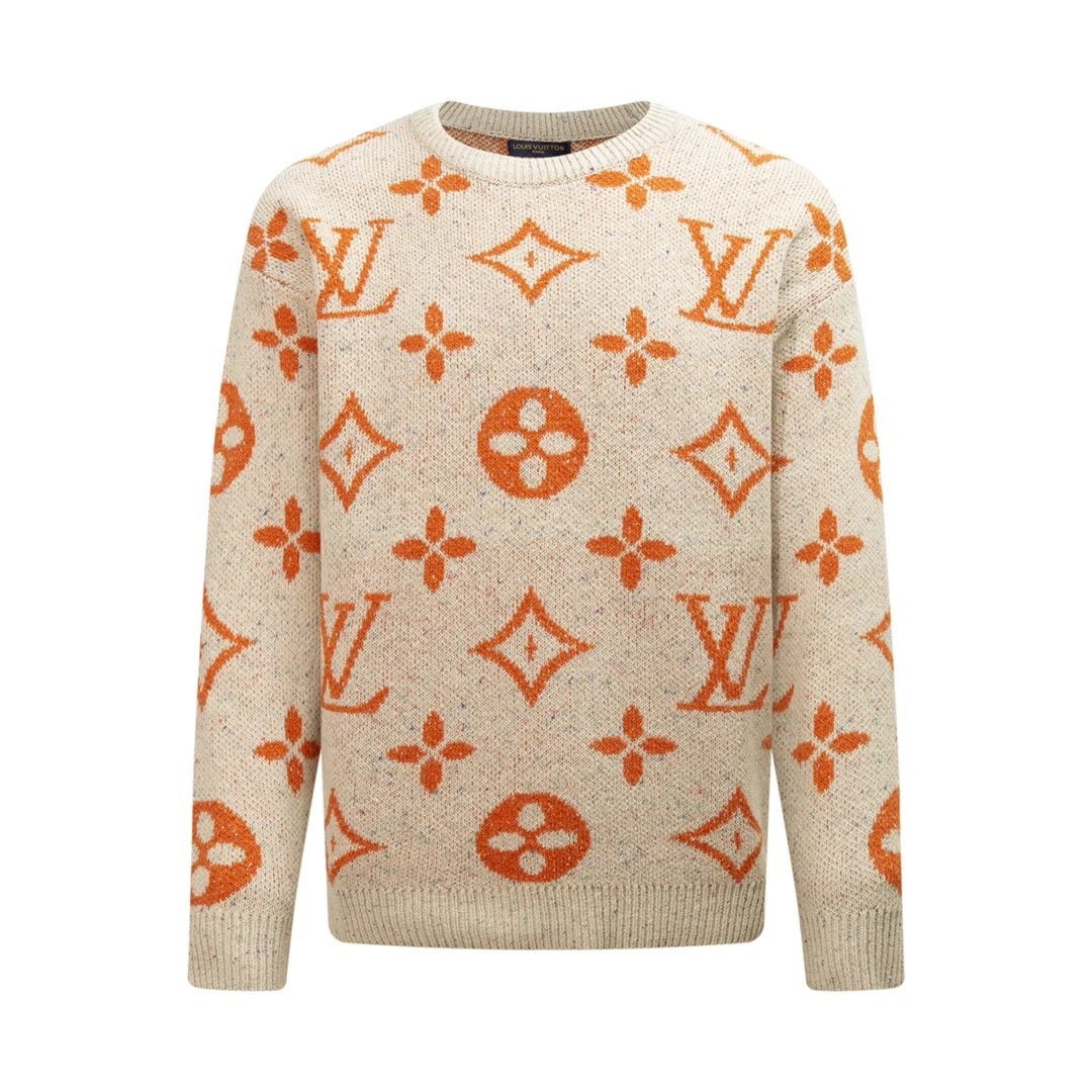 Louis Vuitton Knitwear Crewneck logo knit sweater — 0501029CPZC