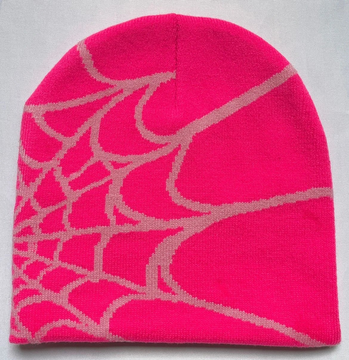 Unbranded Spider Web Beanie "Red" · 5