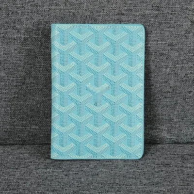 Goyard Saint-Louis Passport Cover Turquoise Wallets - 1