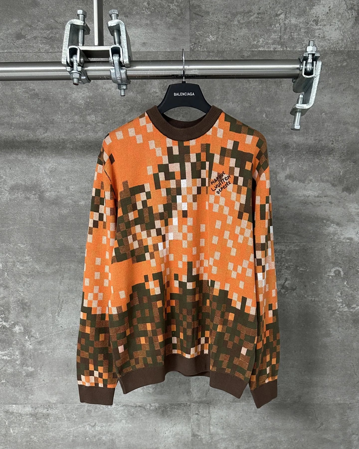 Louis Vuitton Knitwear Crewneck logo knit sweater — 0501020CPZC