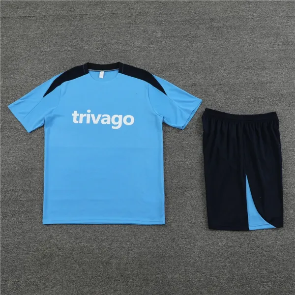 Design Trivago Training Set Light Blue and Black Activewear - 1
