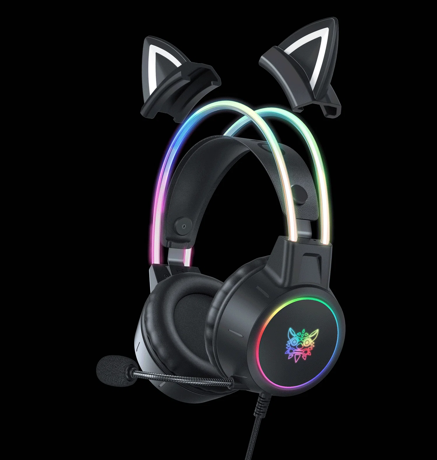 ONIKUMA (Model X25) — Part of the RGB Flowing Light Wired Gaming Headset Series
