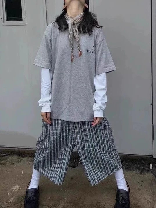 igh-Quality Authentic Blue And Green Plaid Loose · 3