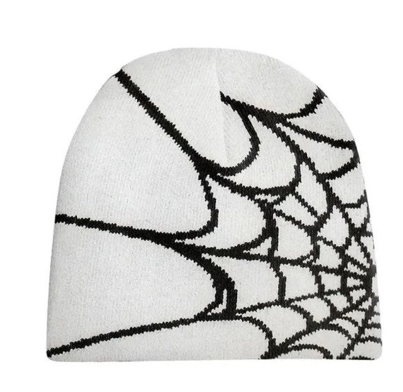 Unbranded Spider Web Beanie "Red" · 3
