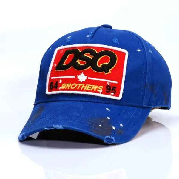 Dsquared2 Brothers Patch Baseball Cap Army Green - 5