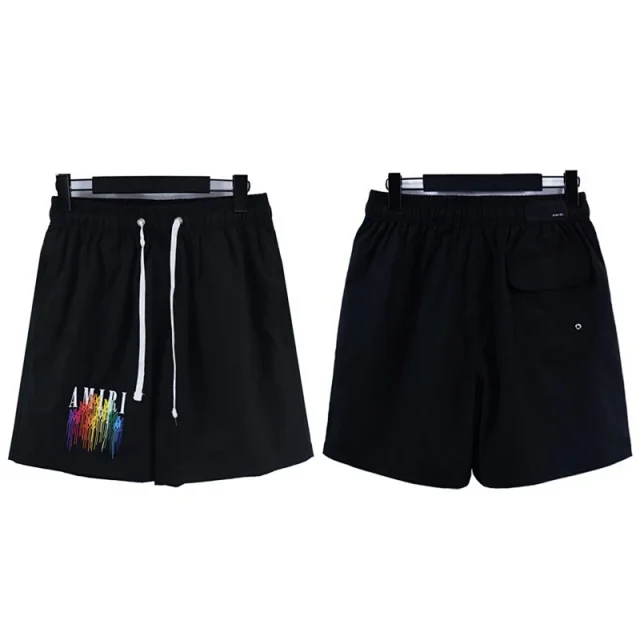 AMIRI Shorts Logo Print Drawstring product detail image 16