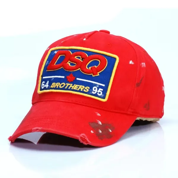Dsquared2 Brothers Patch Baseball Cap Army Green - 3