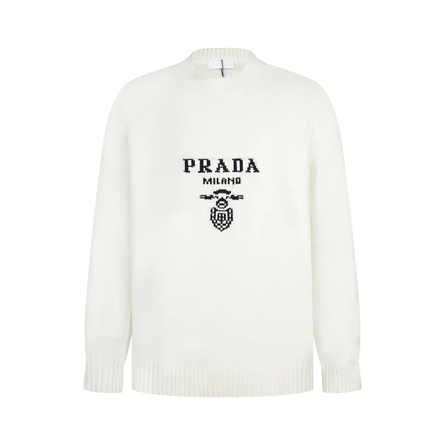 Prada Knitwear Logo Knit Sweater product detail image 10