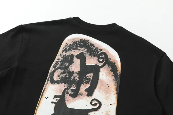 CHAOS x Unknown Artist Flame Demon Graphic T-Shirt White - 13