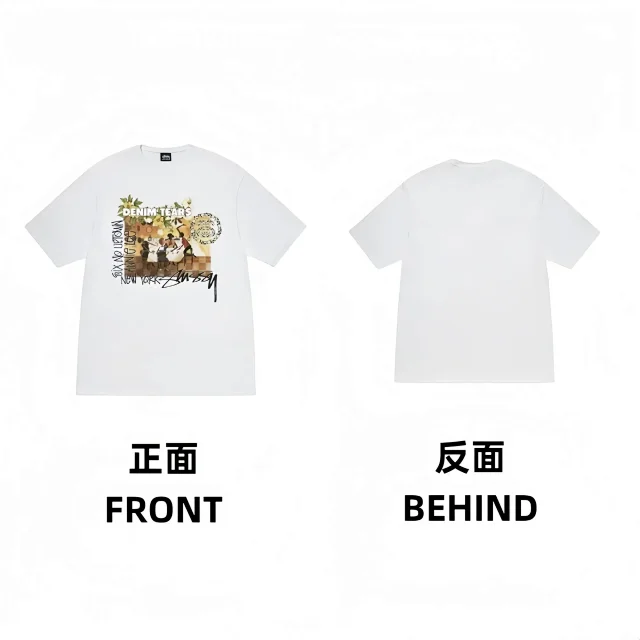 Stüssy T-Shirts Short-Sleeve Graphic Logo Print product detail image 13